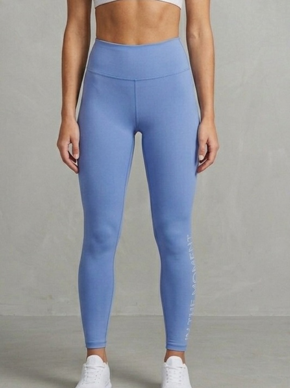 Aerie x Rae Sremmurd "In The Moment" Blue High Rise Leggings M